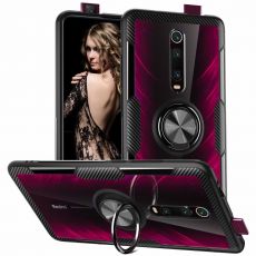 Púzdro CARBON RING CASE  pre XIAOMI Mi 9T(9T PRO/REDMI K20/PRO - čierne