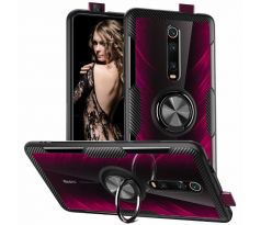 Púzdro CARBON RING CASE pre XIAOMI Mi 9T(9T PRO/REDMI K20/PRO - čierne