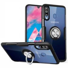 Púzdro CARBON RING CASE  pre SAMSUNG GALAXY A50 (A505F) - čierne