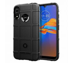 Púzdro (Zadný kryt) RUGGED SHIELD pre MOTOROLA MOTO E6 PLUS - čierne