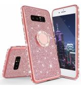Púzdro DIAMOND RING CASE pre SAMSUNG GALAXY S10e (G970F) - ružové