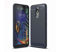 Púzdro CARBON LUX pre LG K40 (LG K12+) - modré