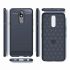 Púzdro CARBON LUX pre LG K40 (LG K12+) - modré
