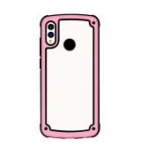 Púzdro (Zadný kryt) SOLID FRAME pre HUAWEI P SMART (2019)/HONOR 10 LITE - ružové