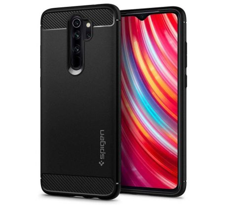 Púzdro SPIGEN RUGGED ARMOR™ pre XIAOMI REDMI NOTE 8 PRO - čierne