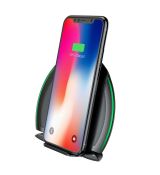 Bezdrôtová skladacia nabíjačka QI BASEUS (WXZD-01) 10W + USB kábel - čierna