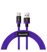 Kábel BASEUS (CATZH-A05) SuperCharge 40W Quick Charge 3.0 QC3.0 1M TYP C - fialový