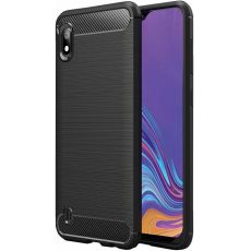 Púzdro CARBON CASE pre LG K20 (2019) - čierne