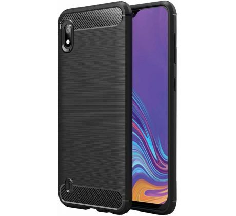 Púzdro CARBON CASE pre LG K20 (2019) - čierne