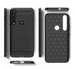 Púzdro CARBON CASE pre MOTOROLA MOTO G8 PLUS - čierne