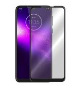 Tvrdené sklo 5D FULL COVER (full glue) 9H PRO (TG) pre MOTOROLA ONE MACRO - čierne
