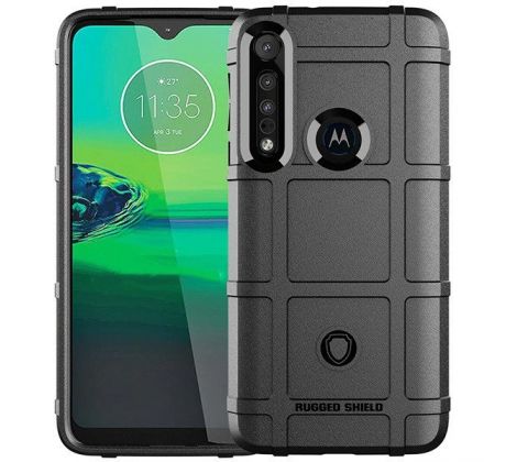 Púzdro (Zadný kryt) RUGGED SHIELD pre MOTOROLA MOTO G8 PLUS - čierne