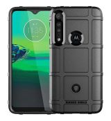 Púzdro (Zadný kryt) RUGGED SHIELD pre MOTOROLA ONE MACRO - čierne