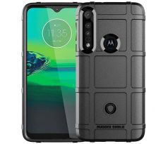 Púzdro (Zadný kryt) RUGGED SHIELD pre MOTOROLA ONE MACRO - čierne