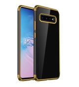 Púzdro ELEGANCE TPU CASE pre SAMSUNG GALAXY S10+ (G975F) - zlaté