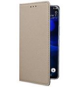 Púzdro knižkové SMART BOOK CASE pre HTC DESIRE 19+ - zlaté