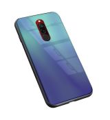 Púzdro RAINBOW GLASS CASE pre XIAOMI REDMI 8 - modré