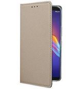 Púzdro knižkové SMART BOOK CASE pre MOTOROLA MOTO E6 PLAY - zlaté