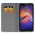 Púzdro knižkové SMART BOOK CASE pre MOTOROLA MOTO E6 PLAY - čierne
