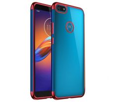 Púzdro ELEGANCE TPU CASE pre MOTOROLA MOTO E6 PLAY - červené