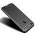 Púzdro CARBON CASE pre MOTOROLA MOTO E6 PLAY - čierne