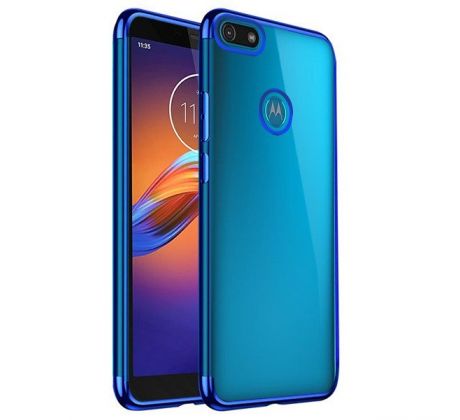 Púzdro ELEGANCE TPU CASE pre MOTOROLA MOTO E6 PLAY - modré