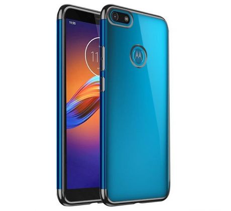 Púzdro ELEGANCE TPU CASE pre MOTOROLA MOTO E6 PLAY - čierne