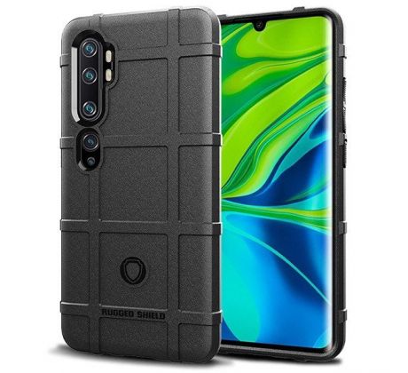 Púzdro (Zadný kryt) RUGGED SHIELD pre XIAOMI Mi NOTE 10 - čierne