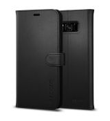 Puzdro SPIGEN WALLET S™ pre SAMSUNG GALAXY S8 PLUS (G955F) - čierne