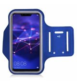 Športové púzdro na rameno pre Smartfóny veľkosti 5,5" - modré