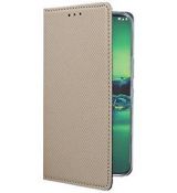 Púzdro knižkové SMART BOOK CASE pre MOTOROLA MOTO G8 PLUS - zlaté