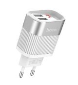 Sieťová nabíjačka HOCO SPEEDMASTER C40A 2,4A 5V 2xUSB - biela