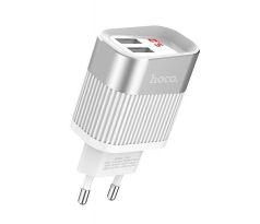 Sieťová nabíjačka HOCO SPEEDMASTER C40A 2,4A 5V 2xUSB - biela