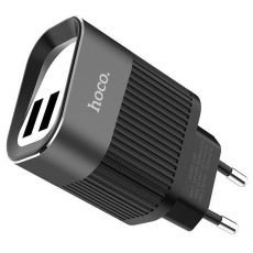 Sieťová nabíjačka HOCO SPEEDMASTER C40A 2,4A 5V 2xUSB - čierna