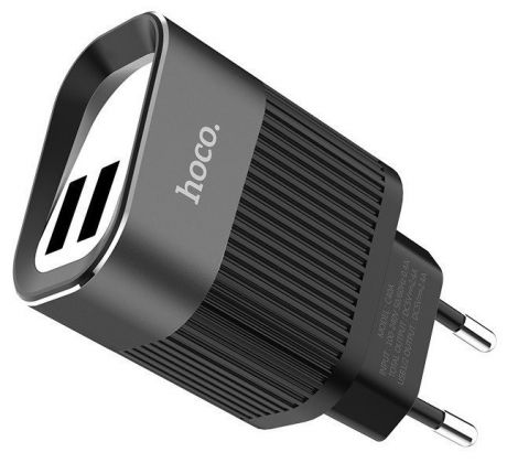 Sieťová nabíjačka HOCO SPEEDMASTER C40A 2,4A 5V 2xUSB - čierna