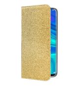 Púzdro knižkové SHINING BOOK CASE pre HUAWEI P SMART (2019)/HONOR 10 LITE - zlaté