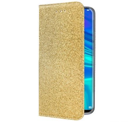 Púzdro knižkové SHINING BOOK CASE pre HUAWEI P SMART (2019)/HONOR 10 LITE - zlaté