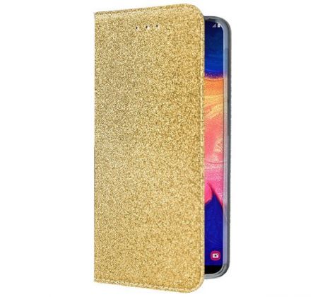 Púzdro knižkové SHINING BOOK CASE pre SAMSUNG GALAXY A10 (A105F) - zlaté