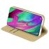 Púzdro knižkové SHINING BOOK CASE pre SAMSUNG GALAXY A40 (A405F) - zlaté