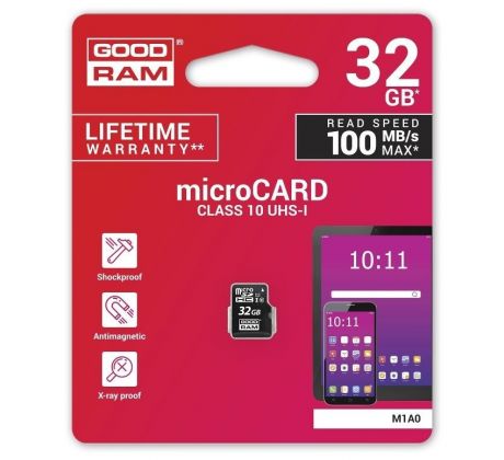 Pamäťová karta GOODRAM MICRO SDHC 32GB