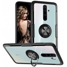 Púzdro CARBON RING CASE  pre XIAOMI REDMI NOTE 8 PRO - čierne