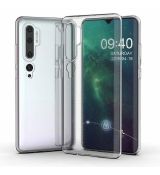 Púzdro SILIKÓNOVÉ BACK GEL MATT pre XIAOMI Mi NOTE 10 - transparentné