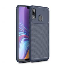 Púzdro FOCUS CARBON CASE pre SAMSUNG GALAXY A40 (A405F) - modré