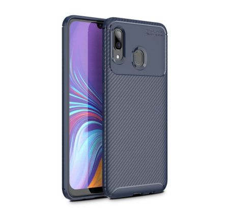 Púzdro FOCUS CARBON CASE pre SAMSUNG GALAXY A40 (A405F) - modré