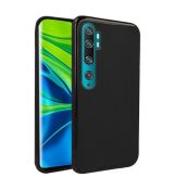 Púzdro SILIKÓNOVÉ BACK GEL MATT pre XIAOMI Mi NOTE 10 - čierne