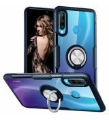 Púzdro CARBON RING CASE pre HUAWEI P30 LITE - čierne
