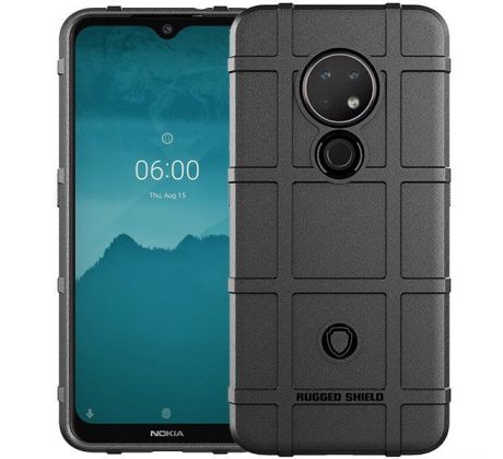 Púzdro (Zadný kryt) RUGGED SHIELD pre NOKIA 6.2/NOKIA 7.2 - čierne