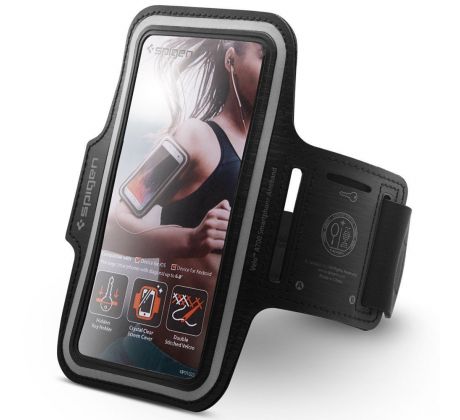 Univerzálne športové púzdro SPIGEN VELO™ SPORTS ARMBAND A700 - čierne