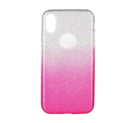 Púzdro SHINING CASE pre SAMSUNG GALAXY A10 (A105F) - ružovo strieborné