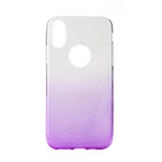 Púzdro SHINING CASE pre SAMSUNG GALAXY A40 (A405F) - fialovo strieborné